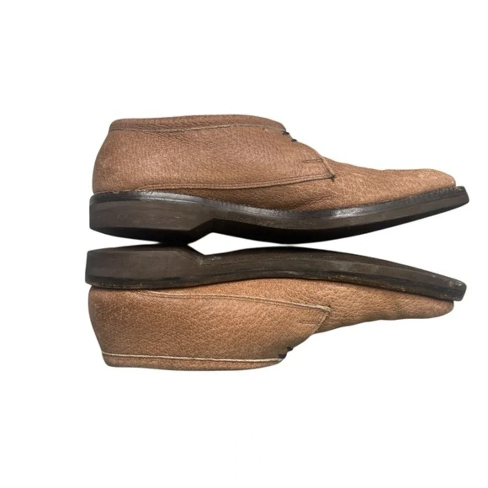 Allen Edmonds Ostendo Combo Chukka Ankle Shoes Men's 10 2A Tan Brown Leather‎